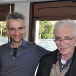 Deux organisateurs souriants lors de l'étape de Gif du Grand Prix Jeunes de l'Essonne 2019.