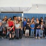 Photo de groupe des jeunes participants et accompagnateurs de la compétition interdépartementale Loiret-Essonne.